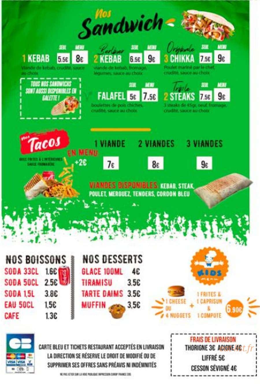 Pizza Mia — carte page 4