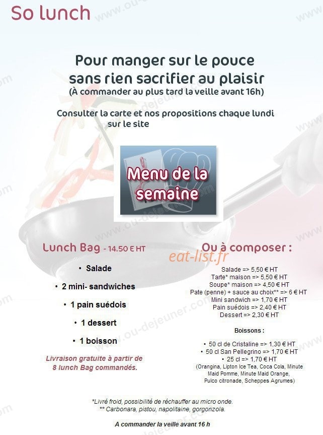 So Exquis — carte page 2
