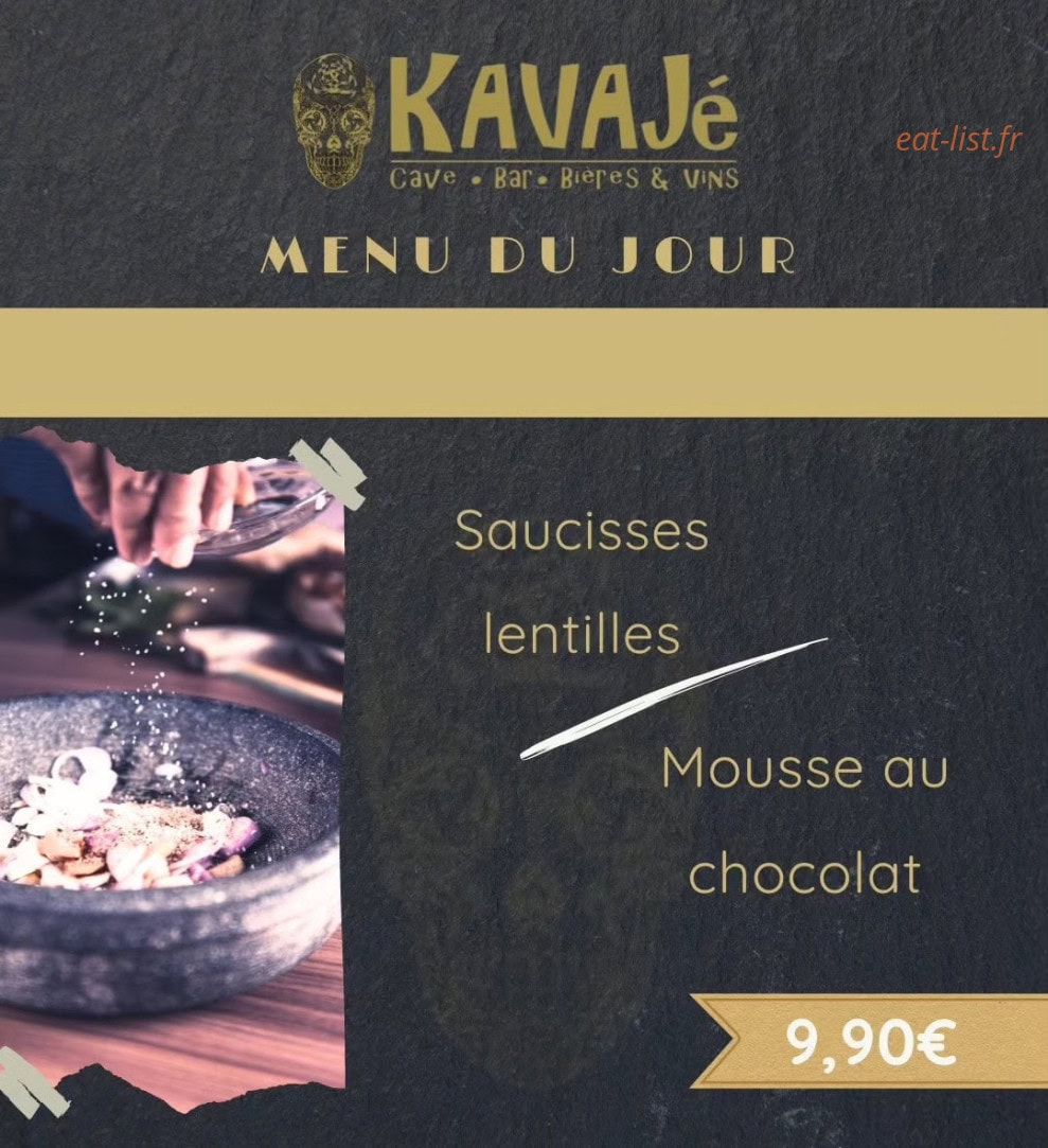 KAVAJé — carte page 1