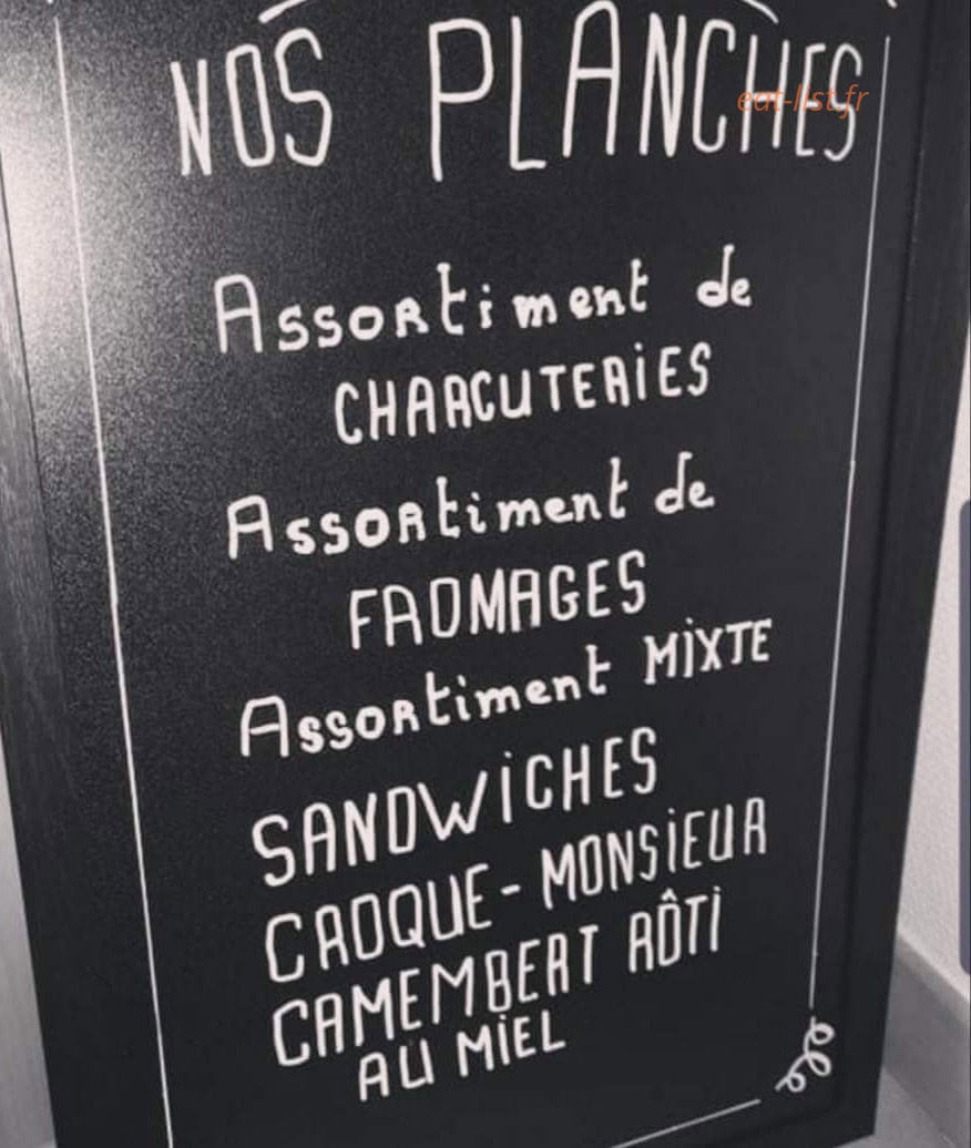 Bistrot saint germain — carte page 1