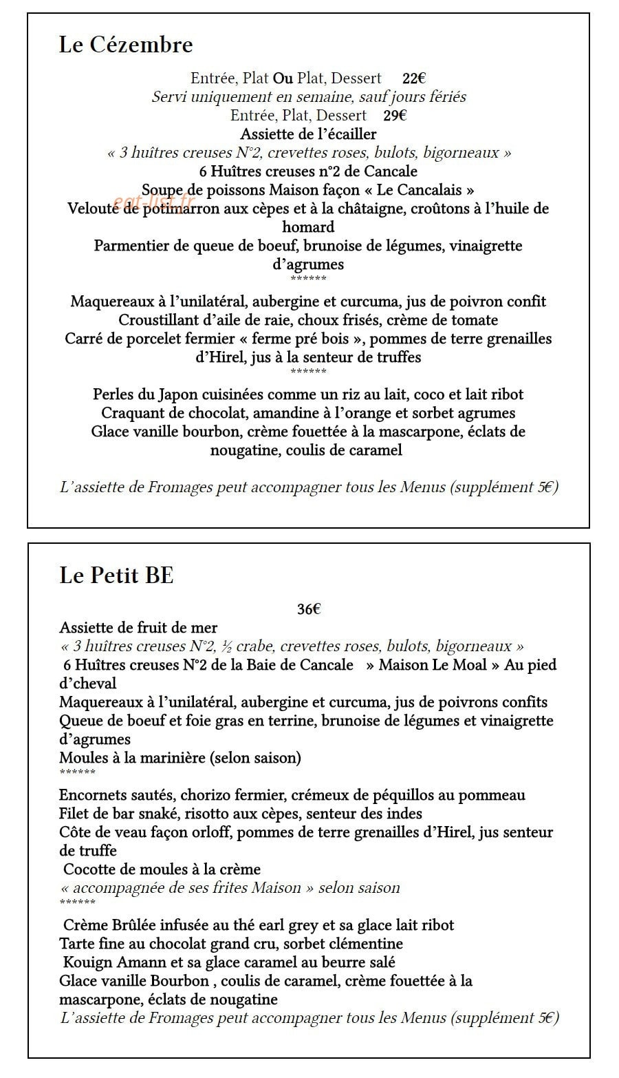 Le Cancalais — carte page 6