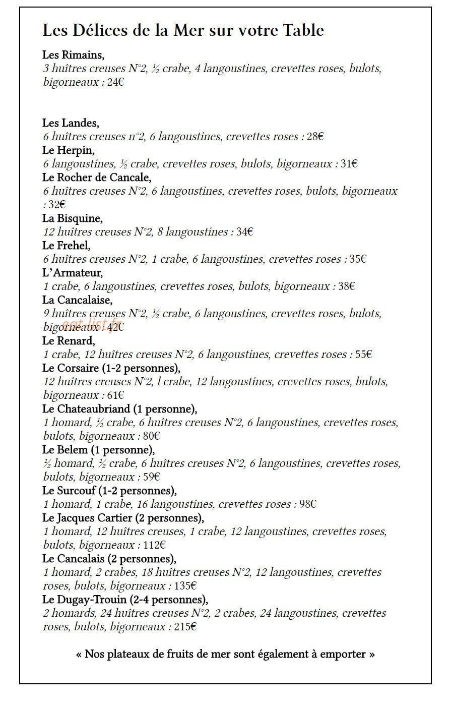 Le Cancalais — carte page 2