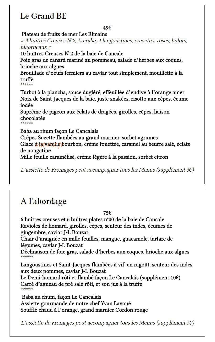 Le Cancalais — carte page 7
