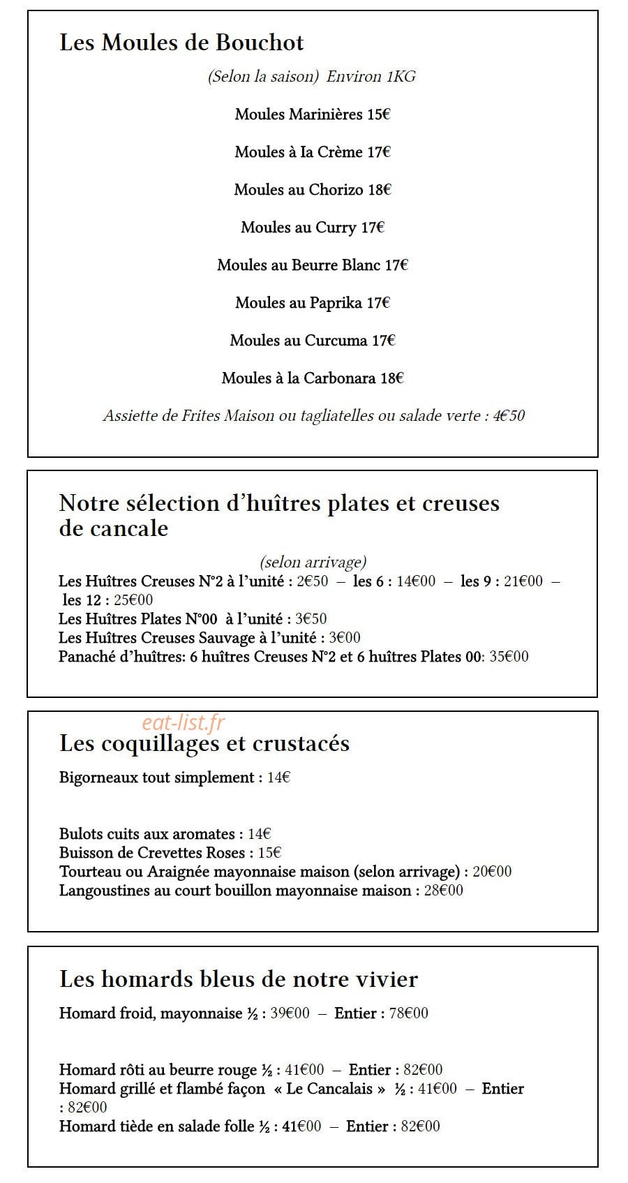 Le Cancalais — carte page 1