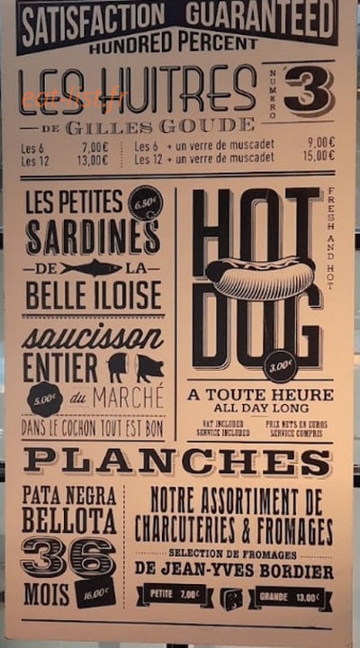 Le Galion — carte page 1