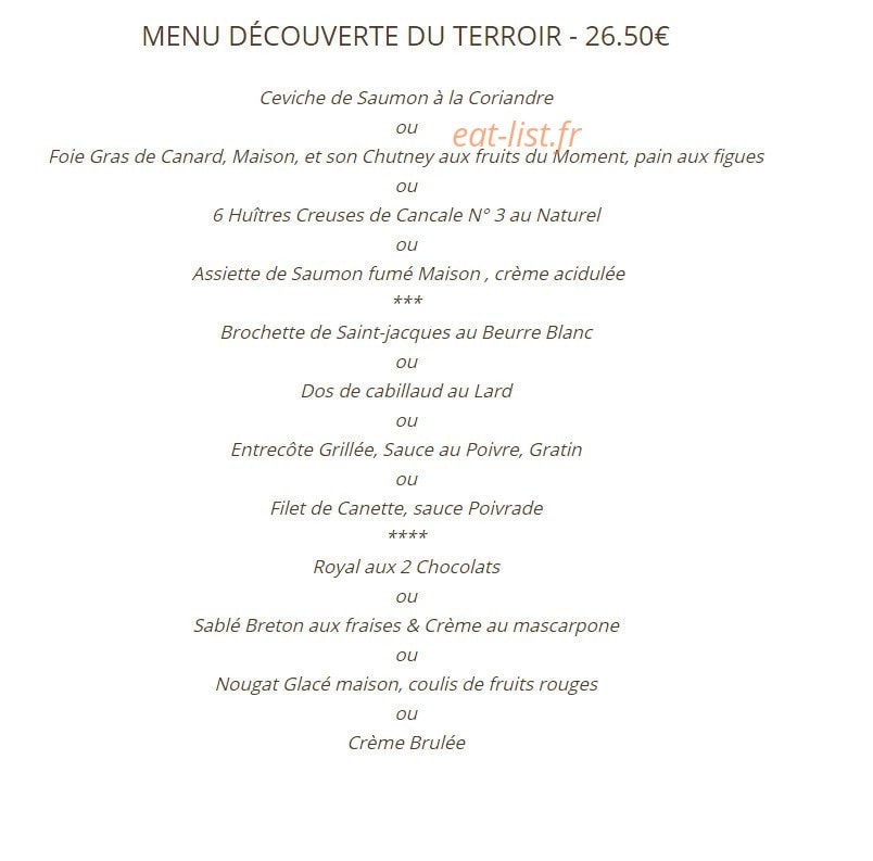 La Terrasse — carte page 2