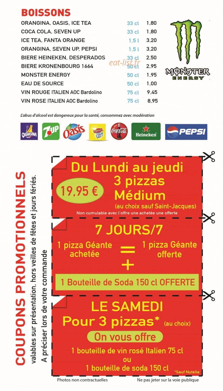 Pizza'in — carte page 3
