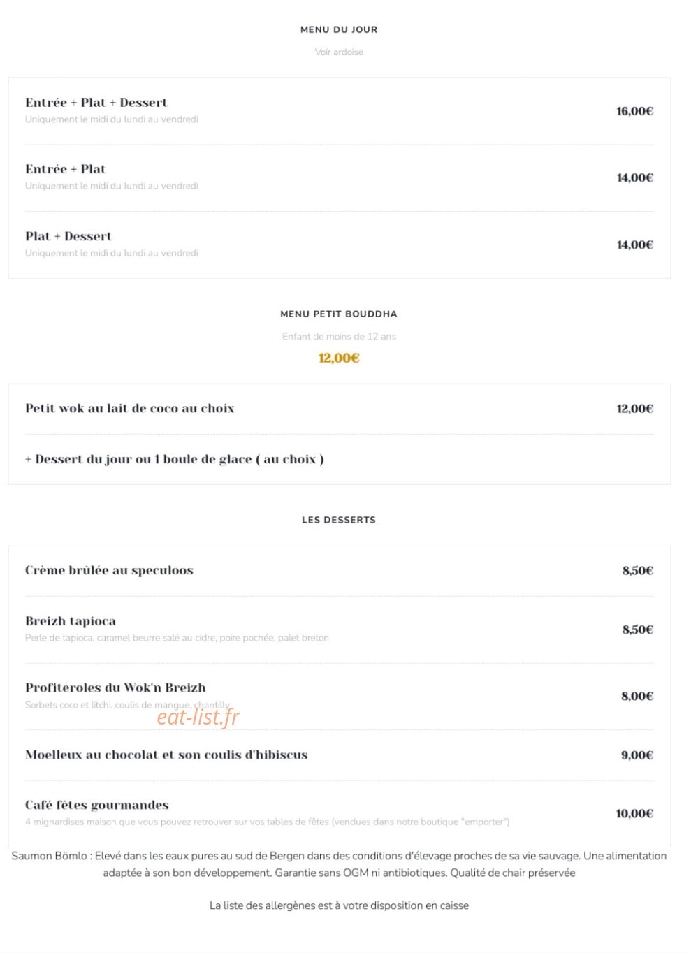 Wok' n Breizh — carte page 4