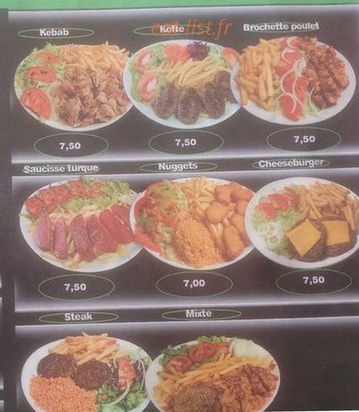 Antalya Kebab — carte page 4