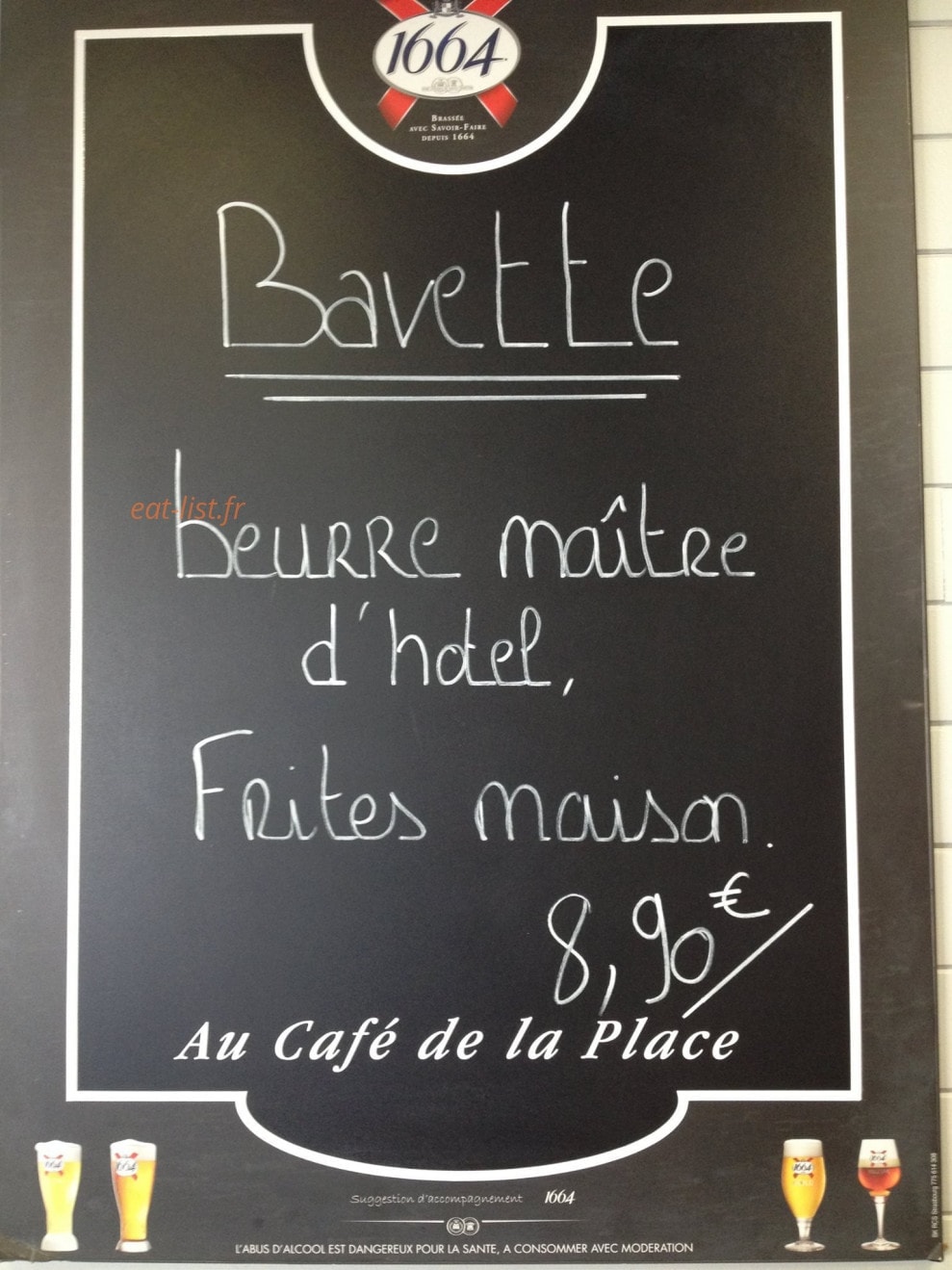 Café de la Place — carte page 1