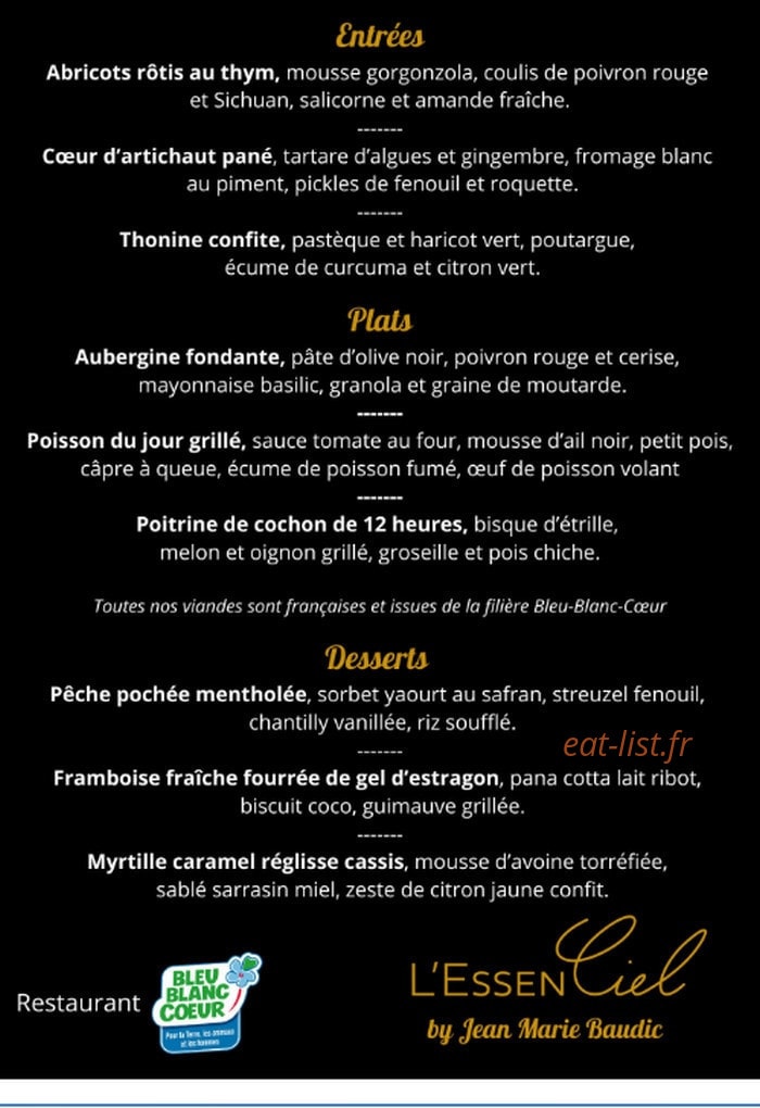 L'EssenCiel — carte page 1