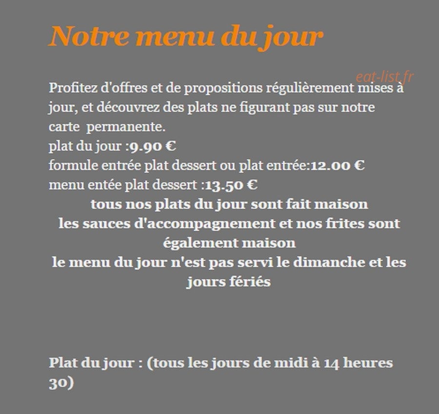 La p'tite feuterie — carte page 3