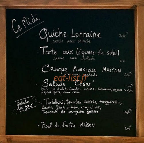 Le Faubourg — carte page 1