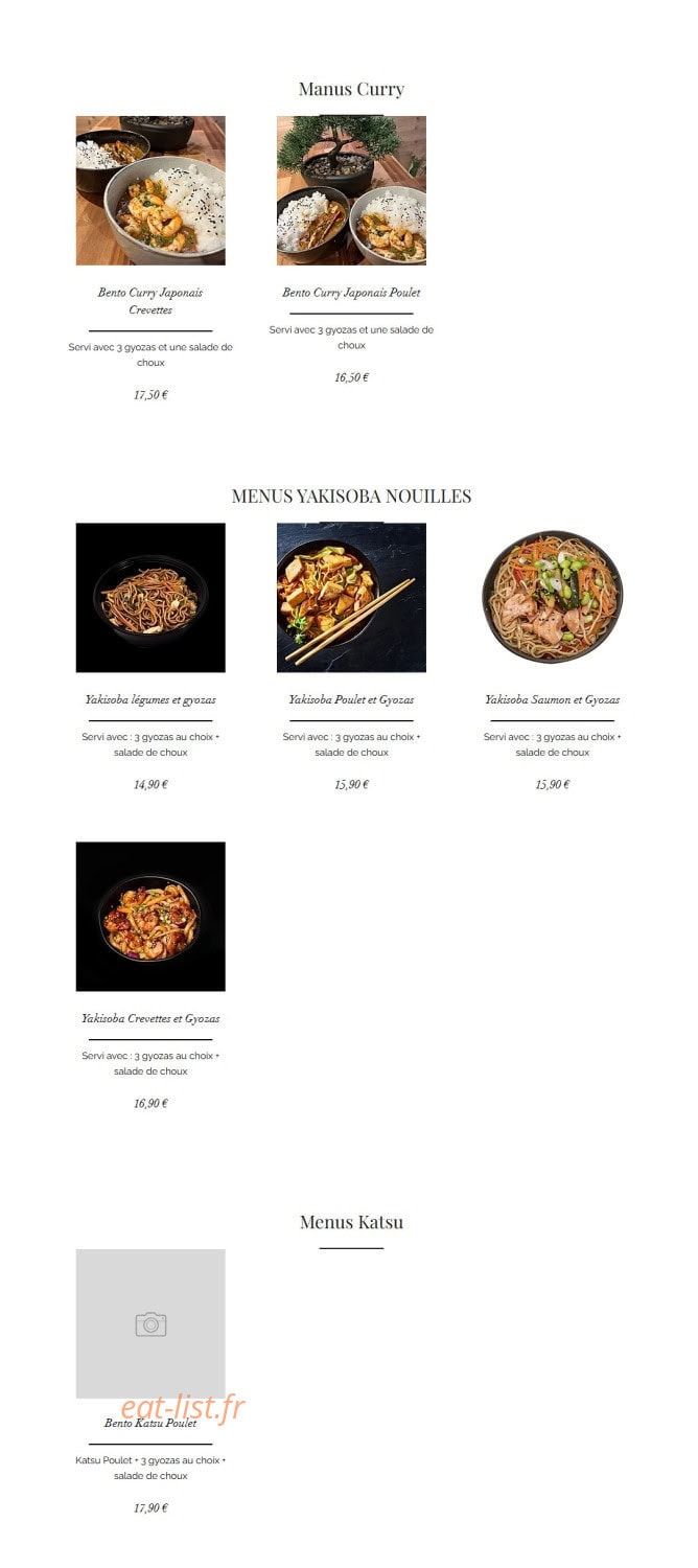 Sushi-Sama — carte page 9