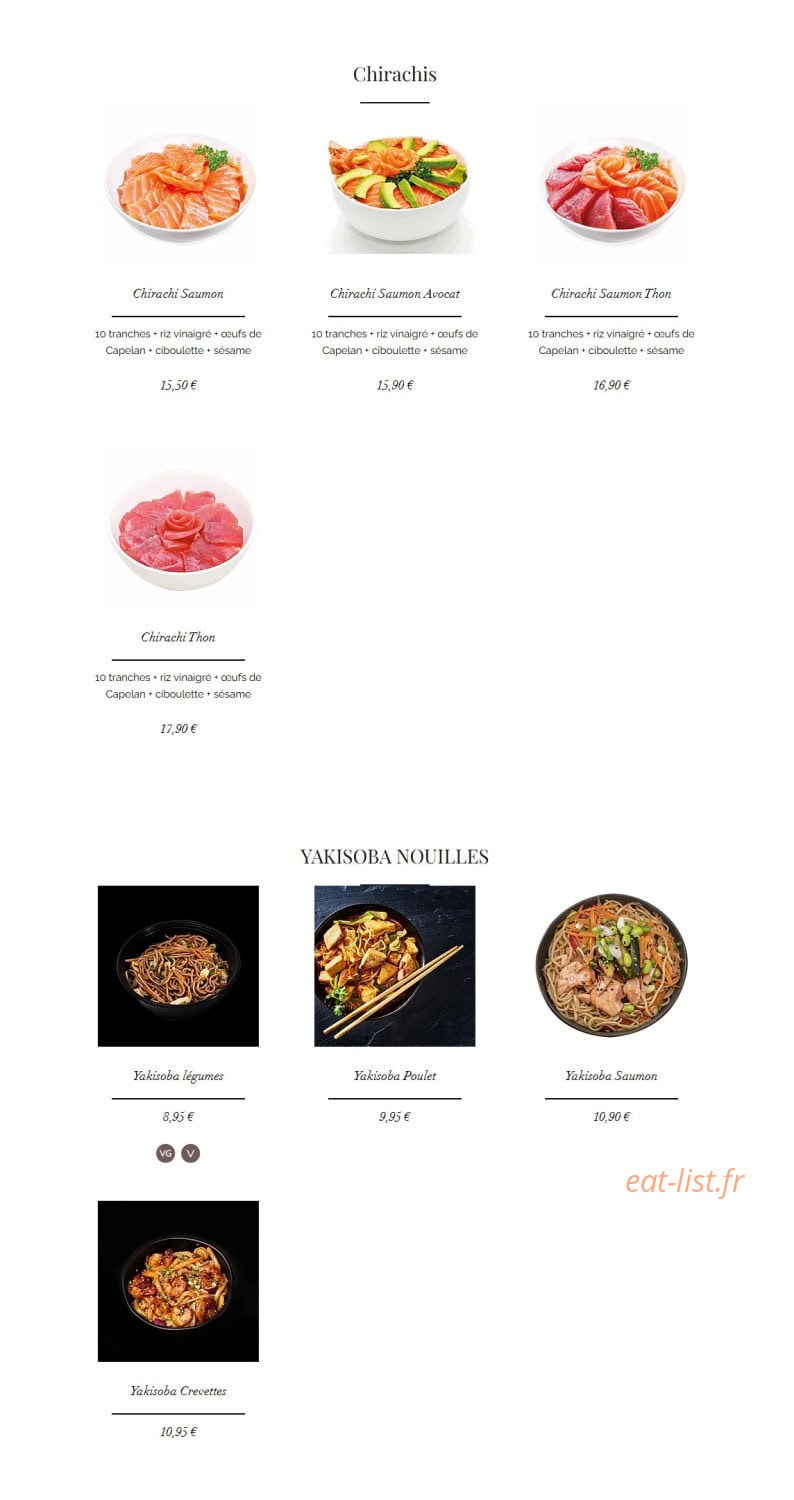 Sushi-Sama — carte page 4