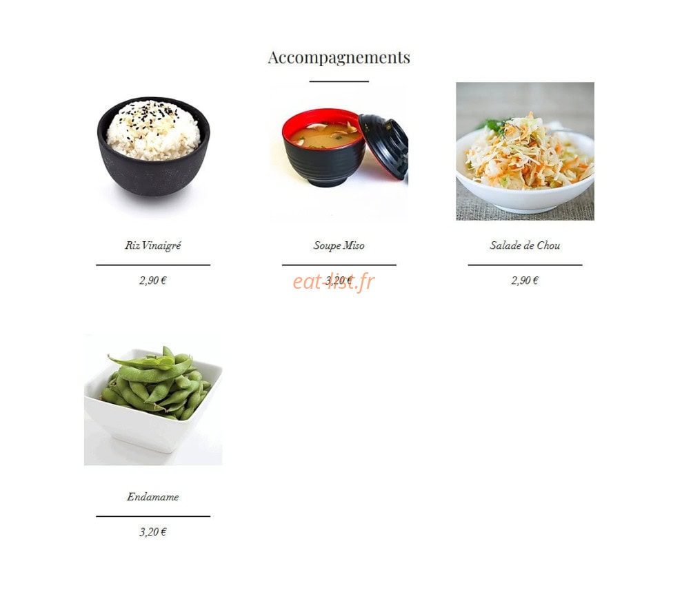 Sushi-Sama — carte page 7
