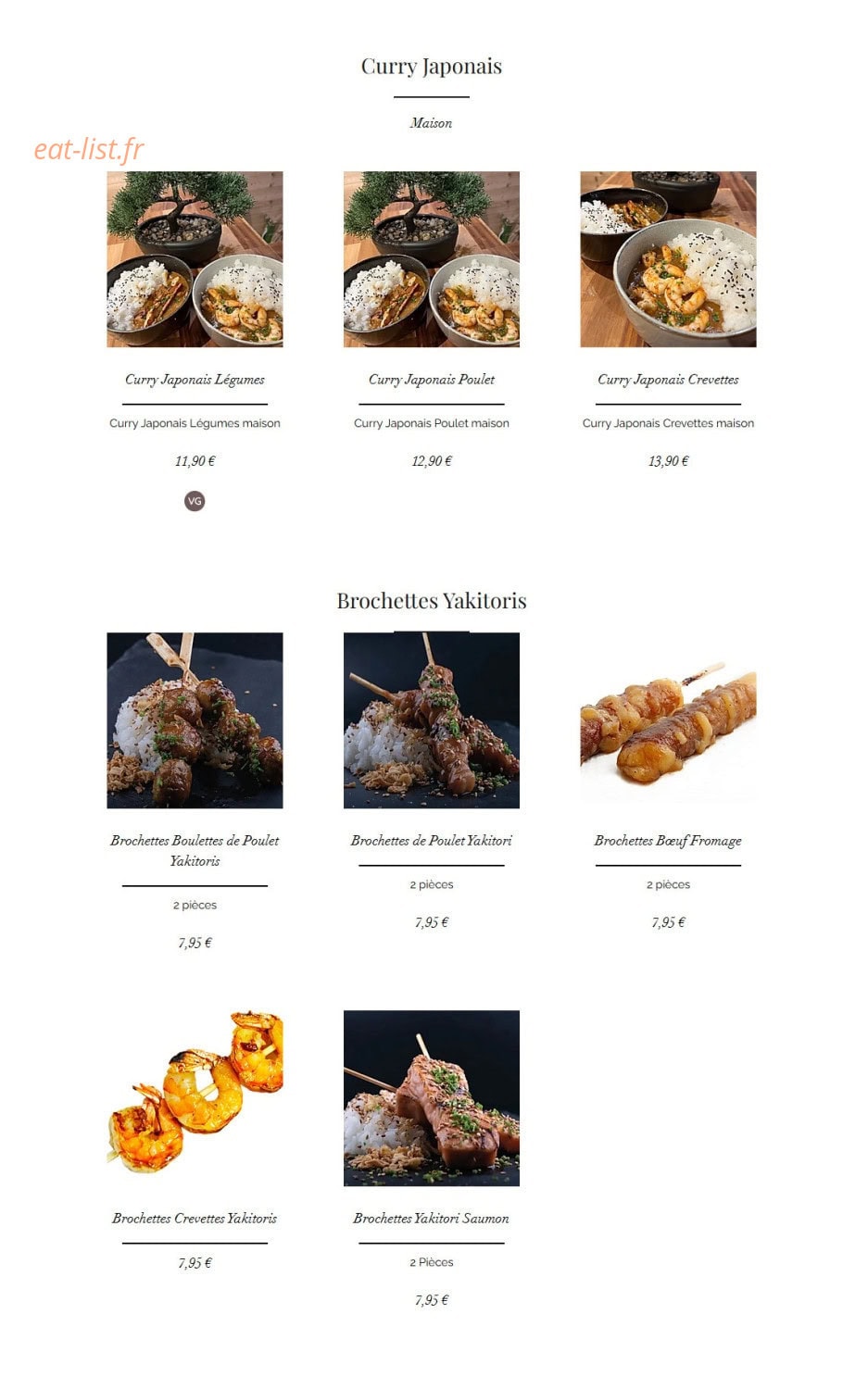 Sushi-Sama — carte page 5