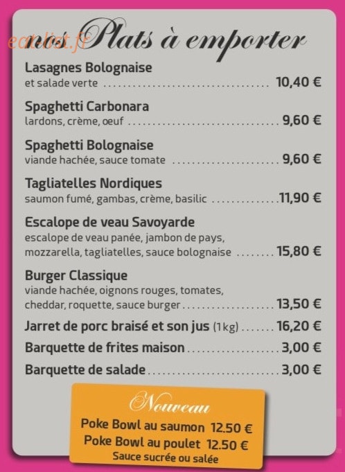 L'instant. — carte page 2