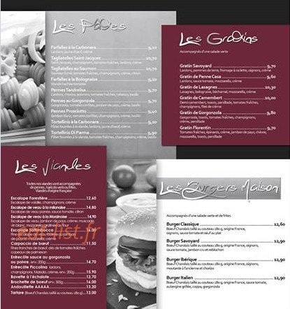 La Casa — carte page 3
