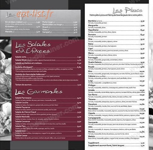 La Casa — carte page 2