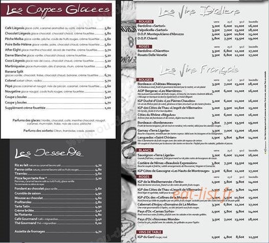 La Casa — carte page 4