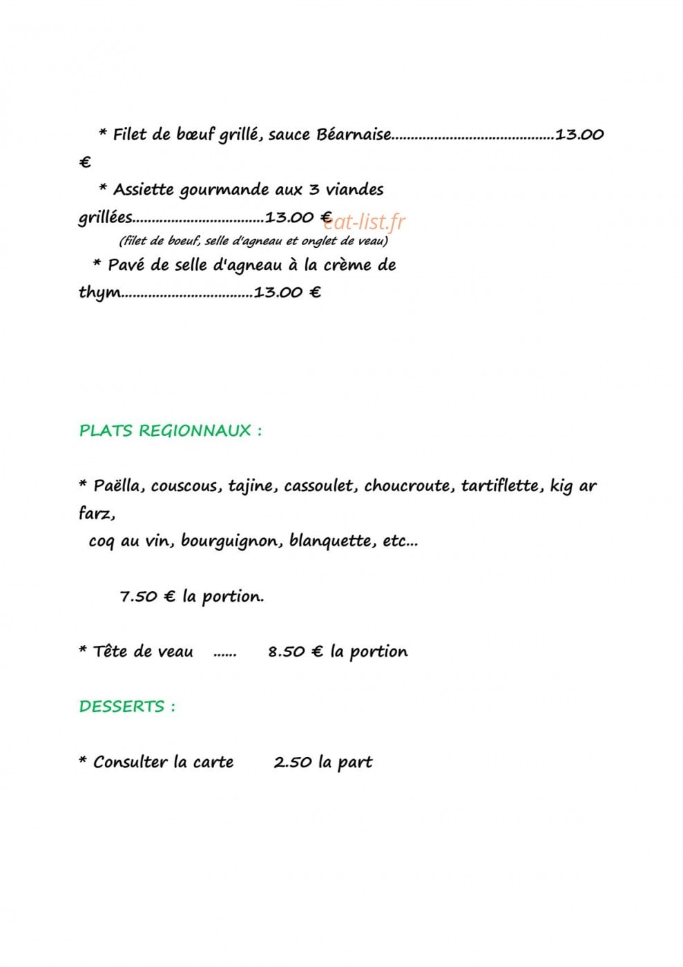 Le Kercé-Ine — carte page 11
