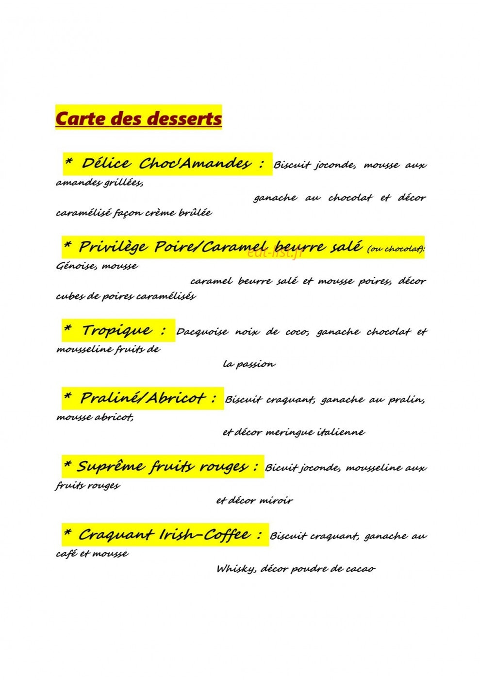 Le Kercé-Ine — carte page 7