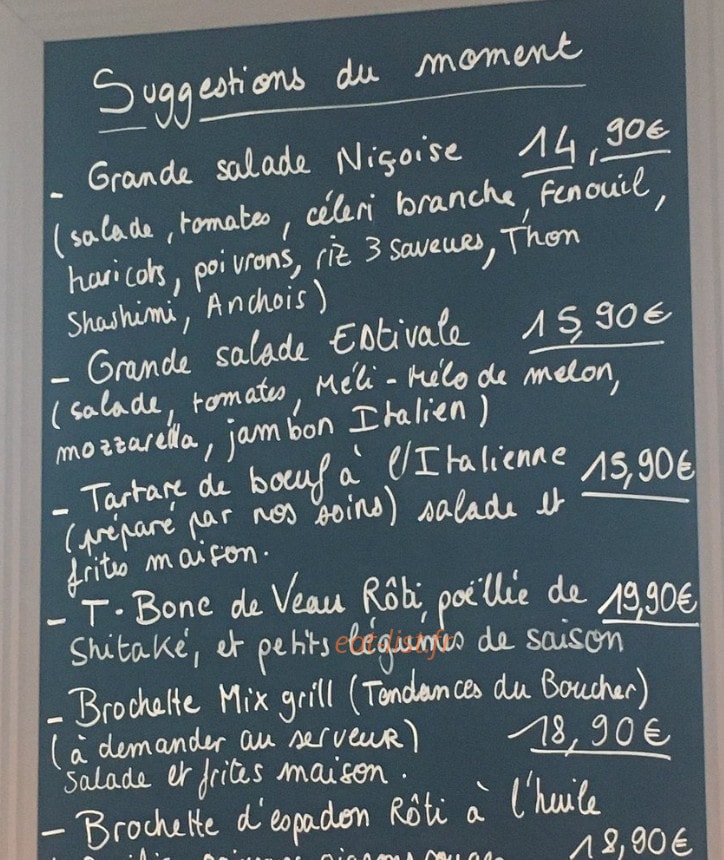 Les P'tites Canailles — carte page 1