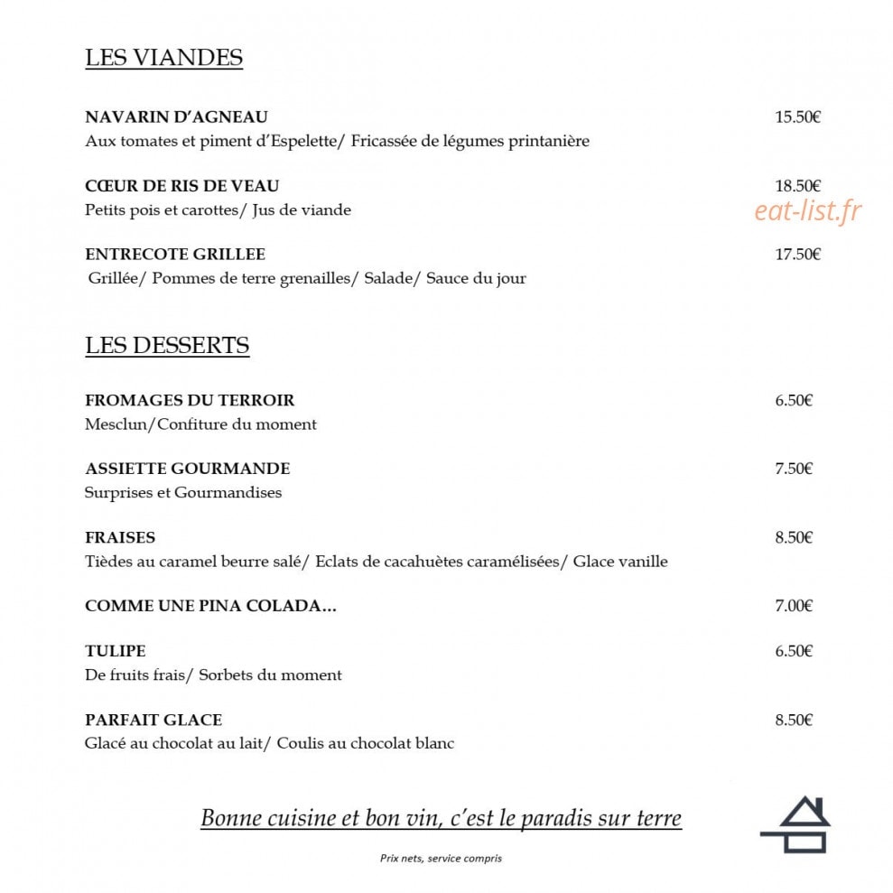 Bel Air — carte page 6