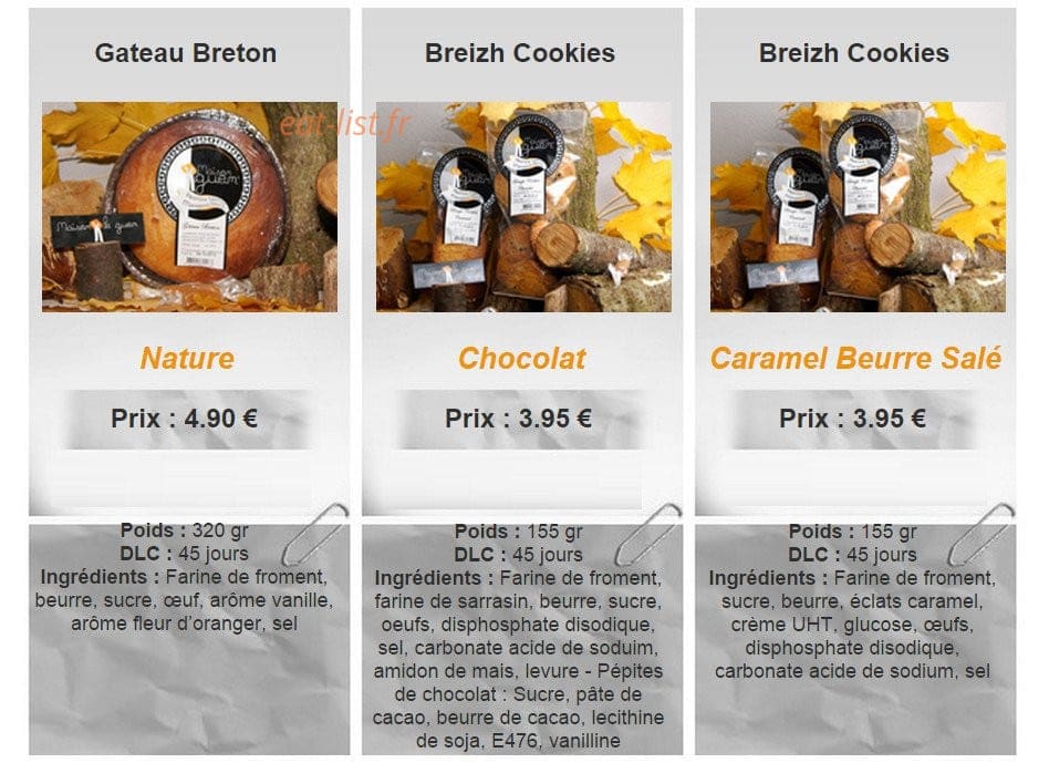 Creperie Le Guen — carte page 6