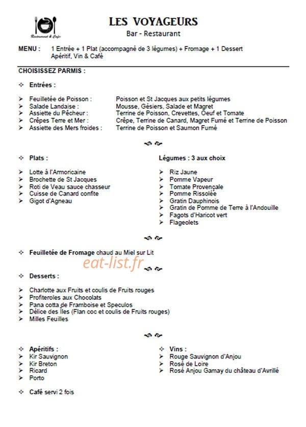 Les Voyageurs — carte page 1