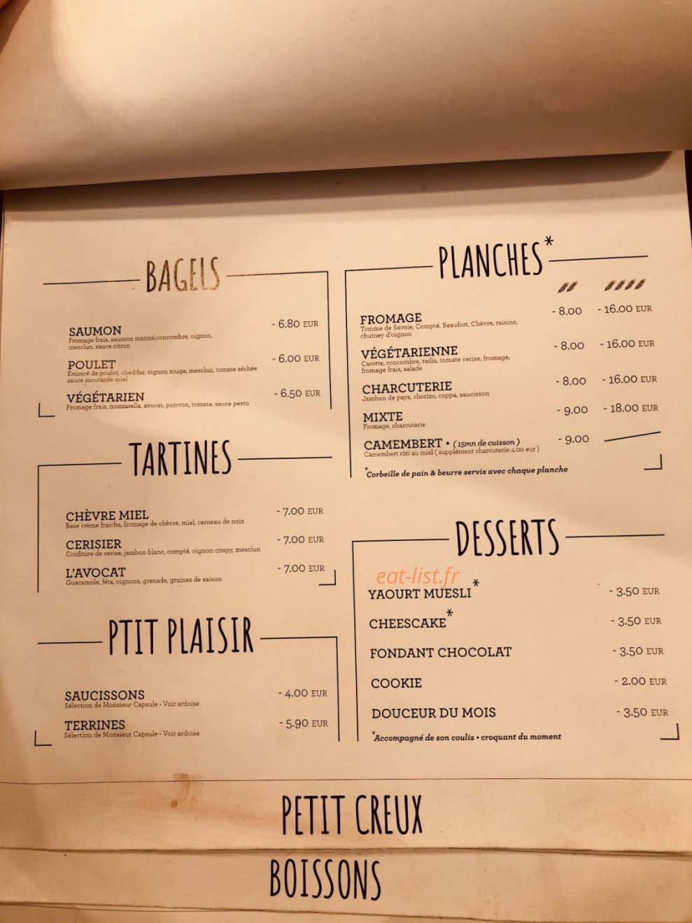Mr capsule — carte page 2