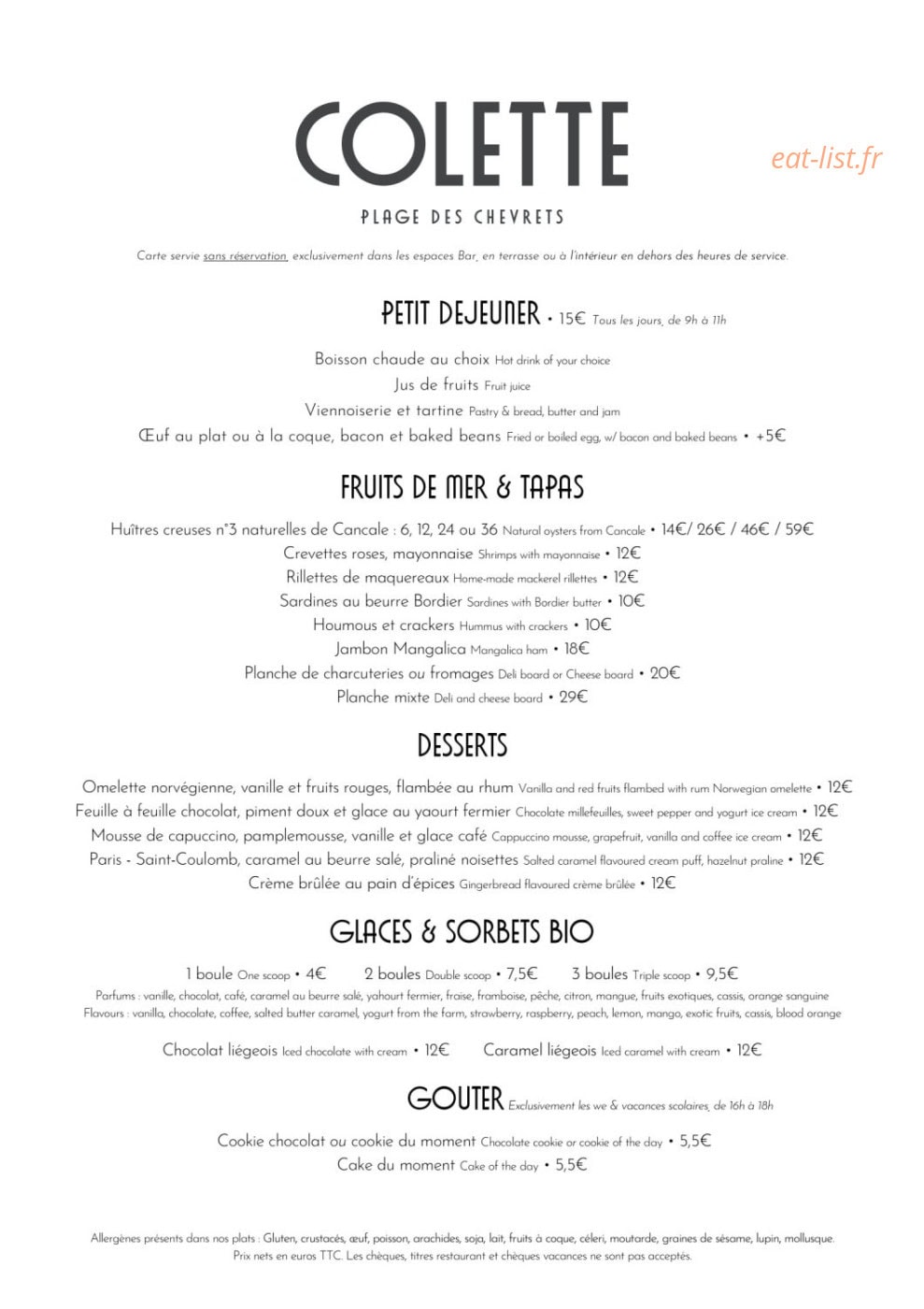 Colette — carte page 3
