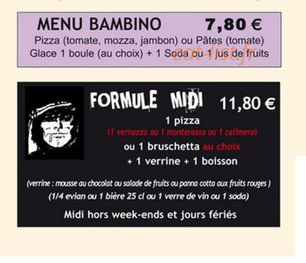 Pizzeria l'Escondida — carte page 10