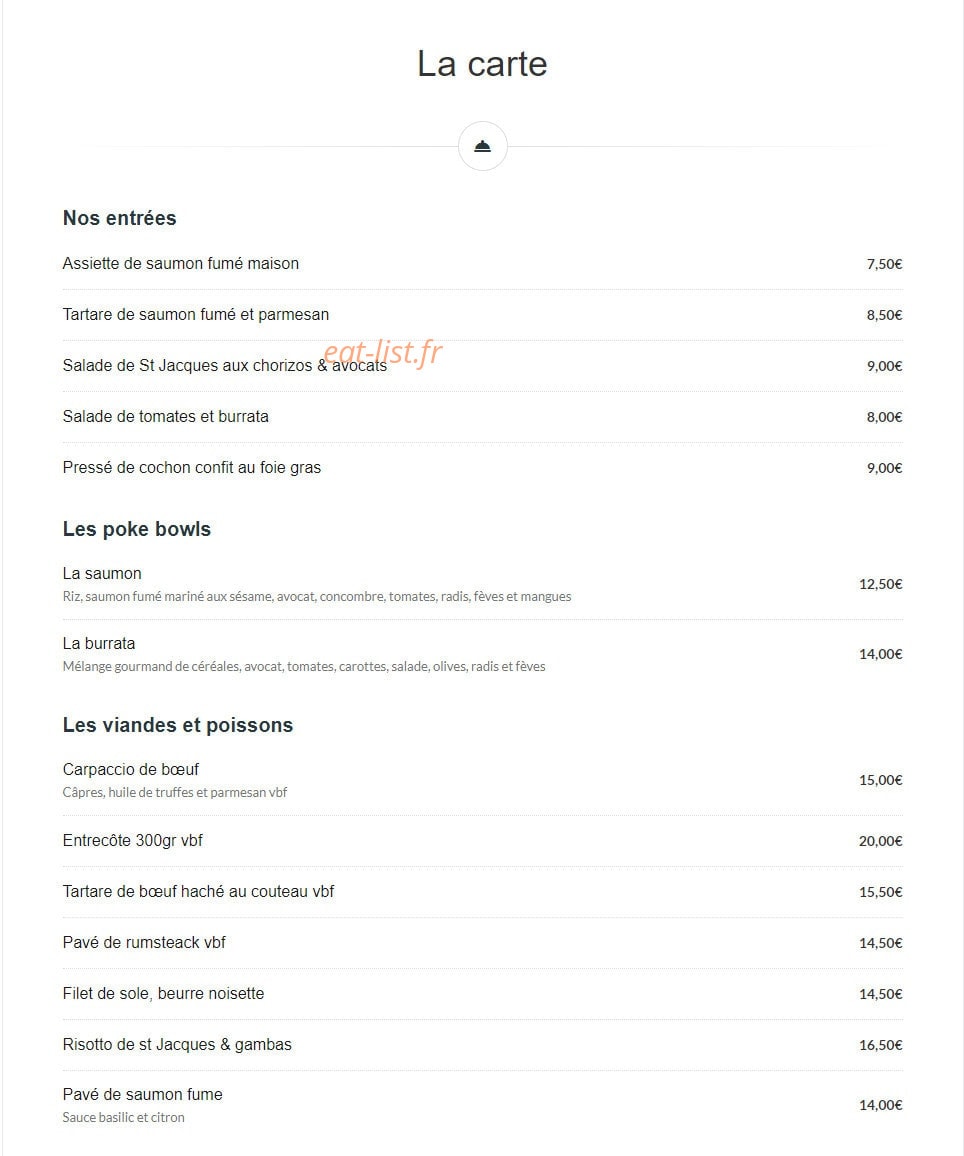 L'Escale — carte page 1