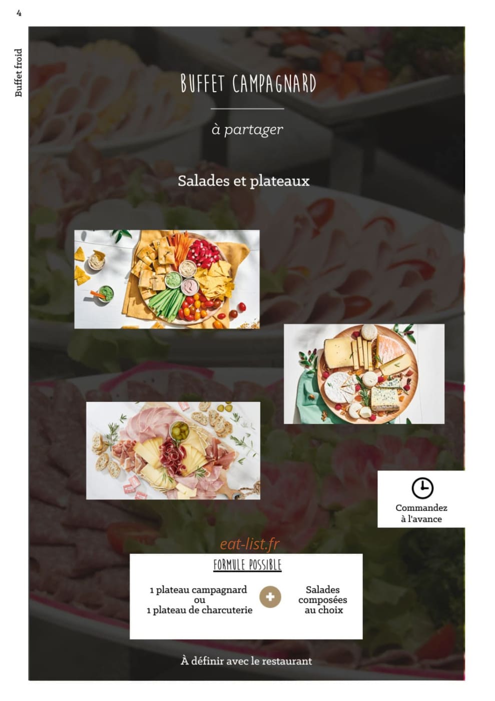 À La Part — carte page 7