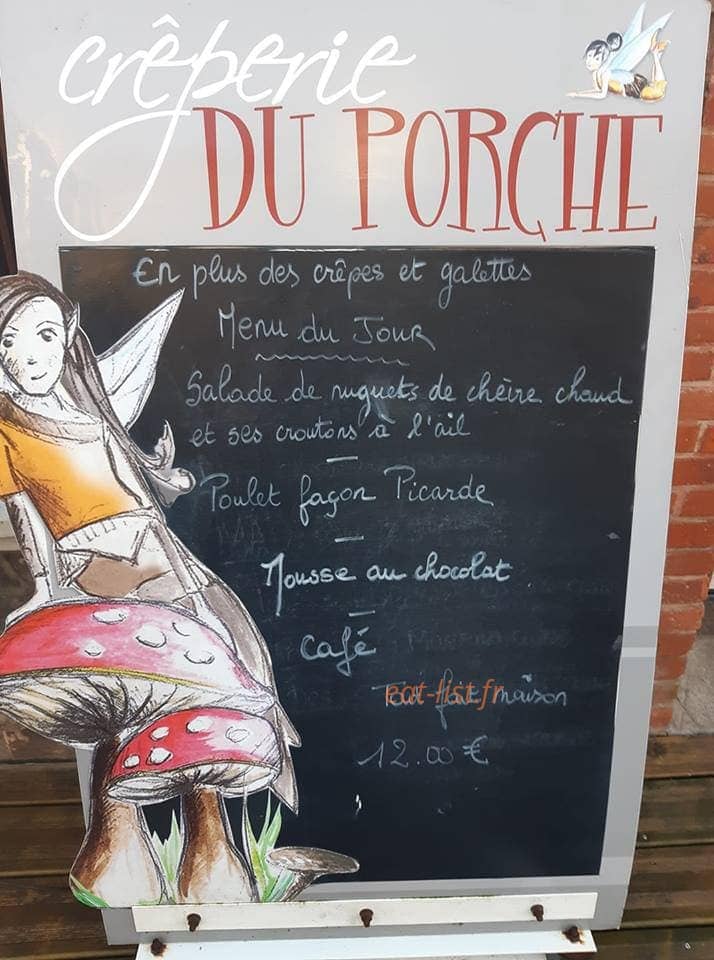 Creperie Du Porche — carte page 1