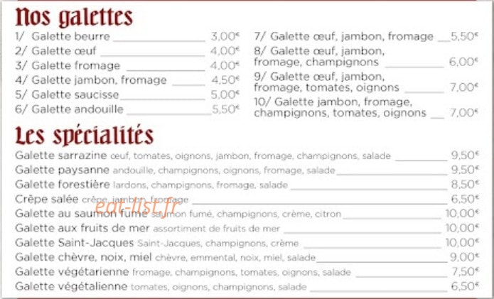 Le Rouable d'Or — carte page 2