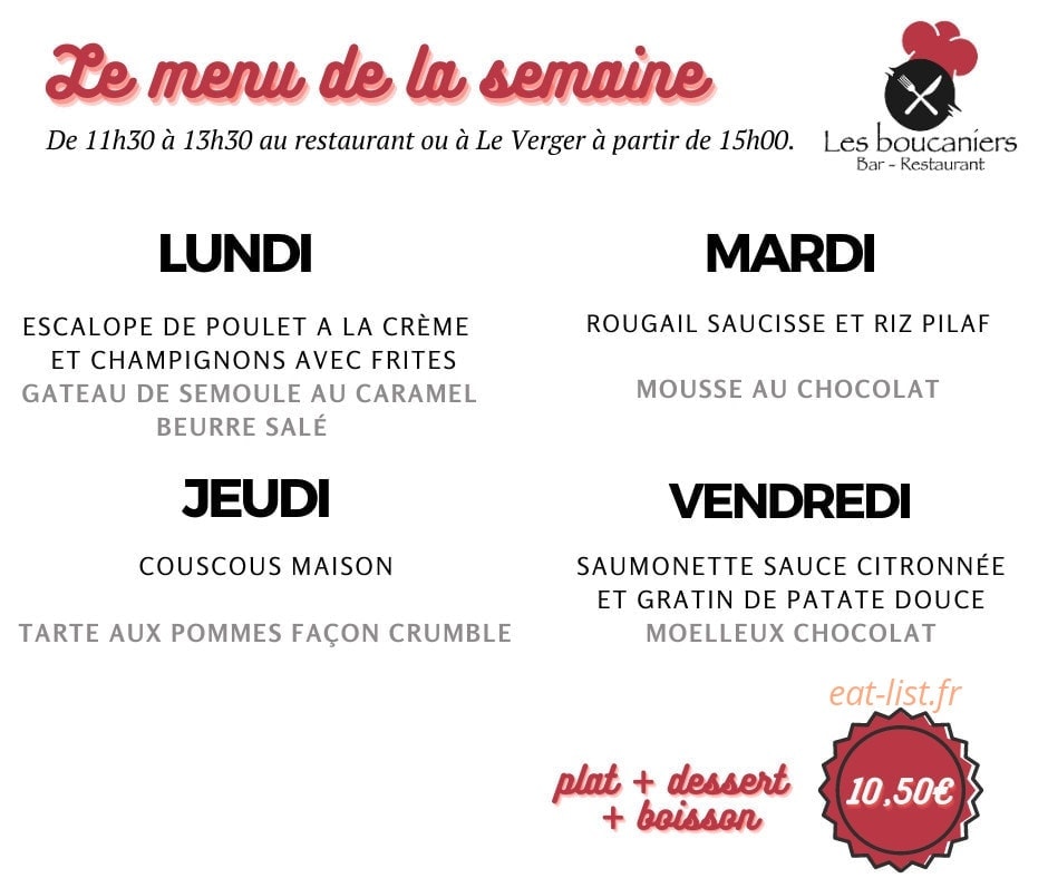 Les Boucaniers — carte page 1