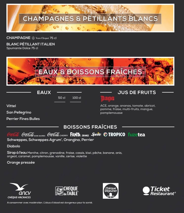 Au Comptoir italien — carte page 3
