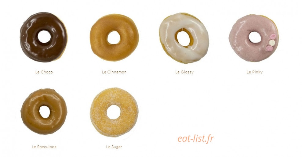 Bakin'Donuts — carte page 1