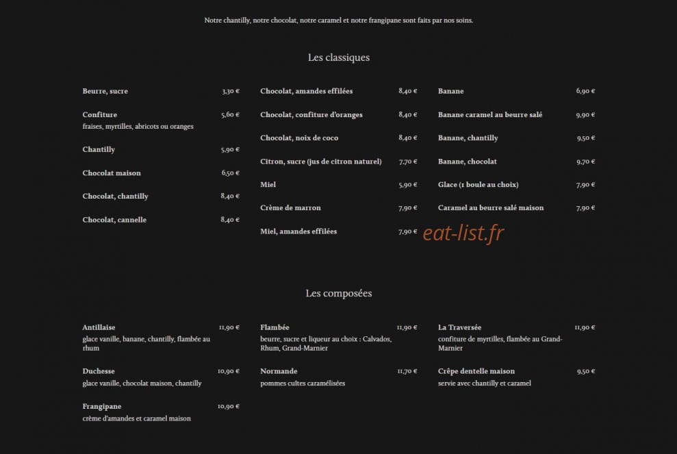 Bergamote — carte page 3