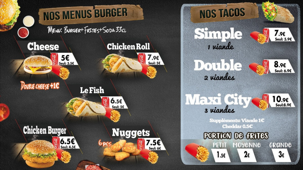 City Kebab — carte page 1