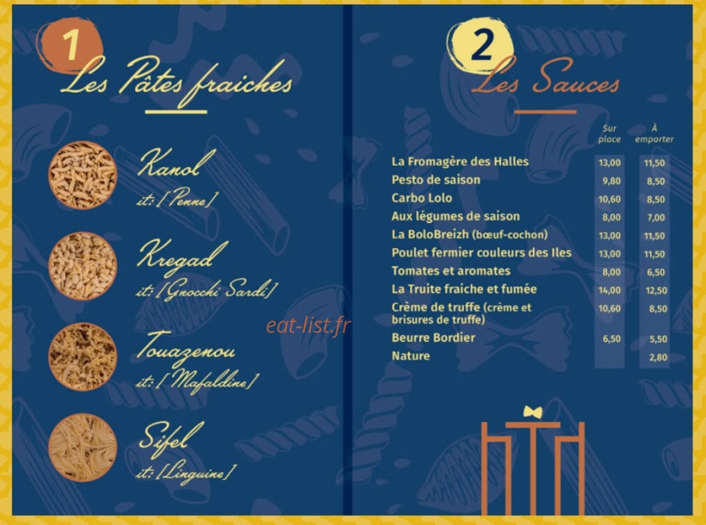 Extra Café — carte page 2