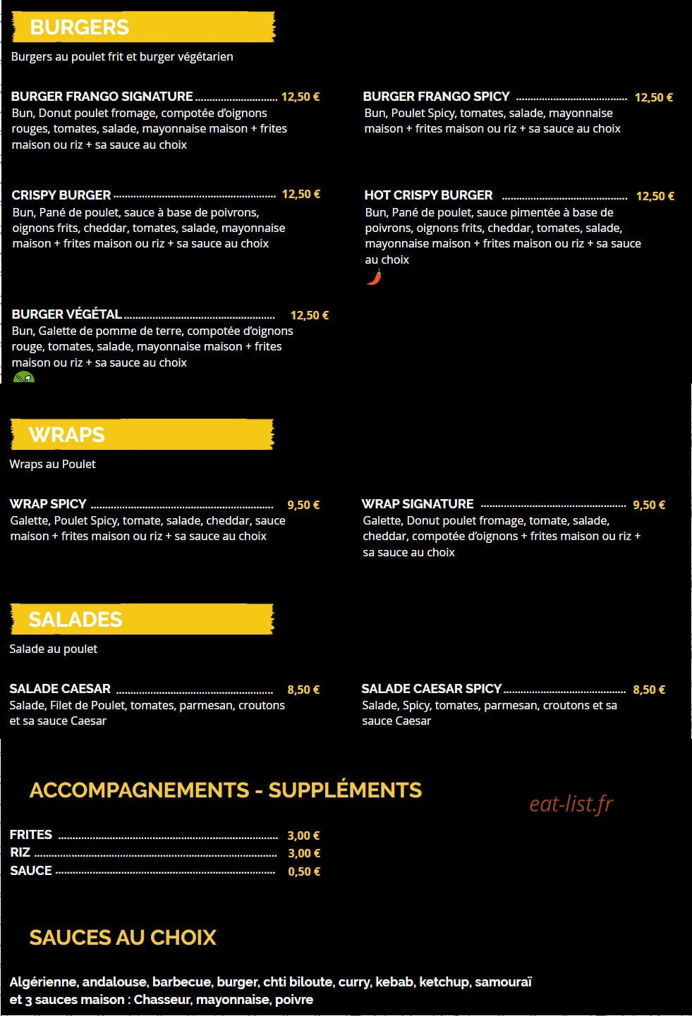 Frango rôtisserie — carte page 2