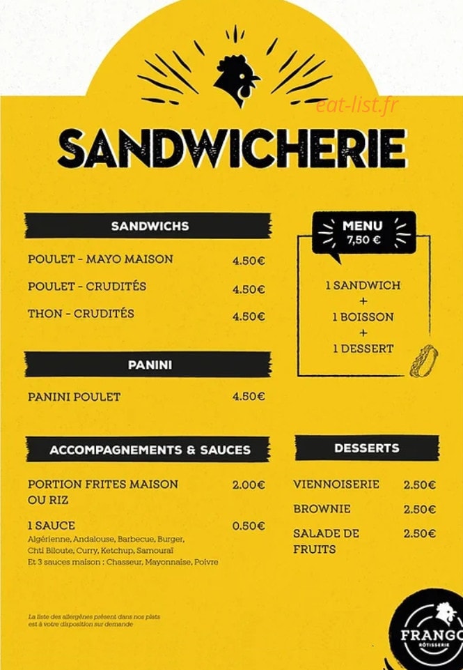 Frango rôtisserie — carte page 4