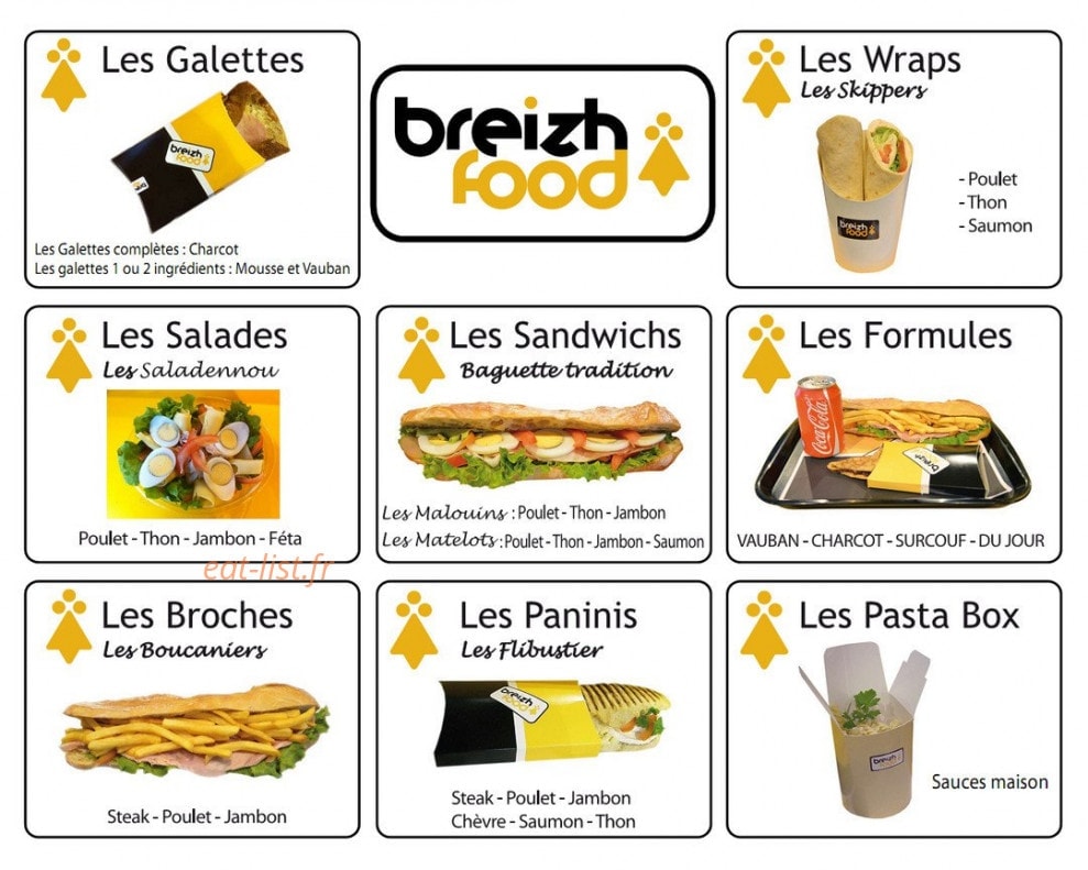 Galettes de Saint Malo — carte page 1