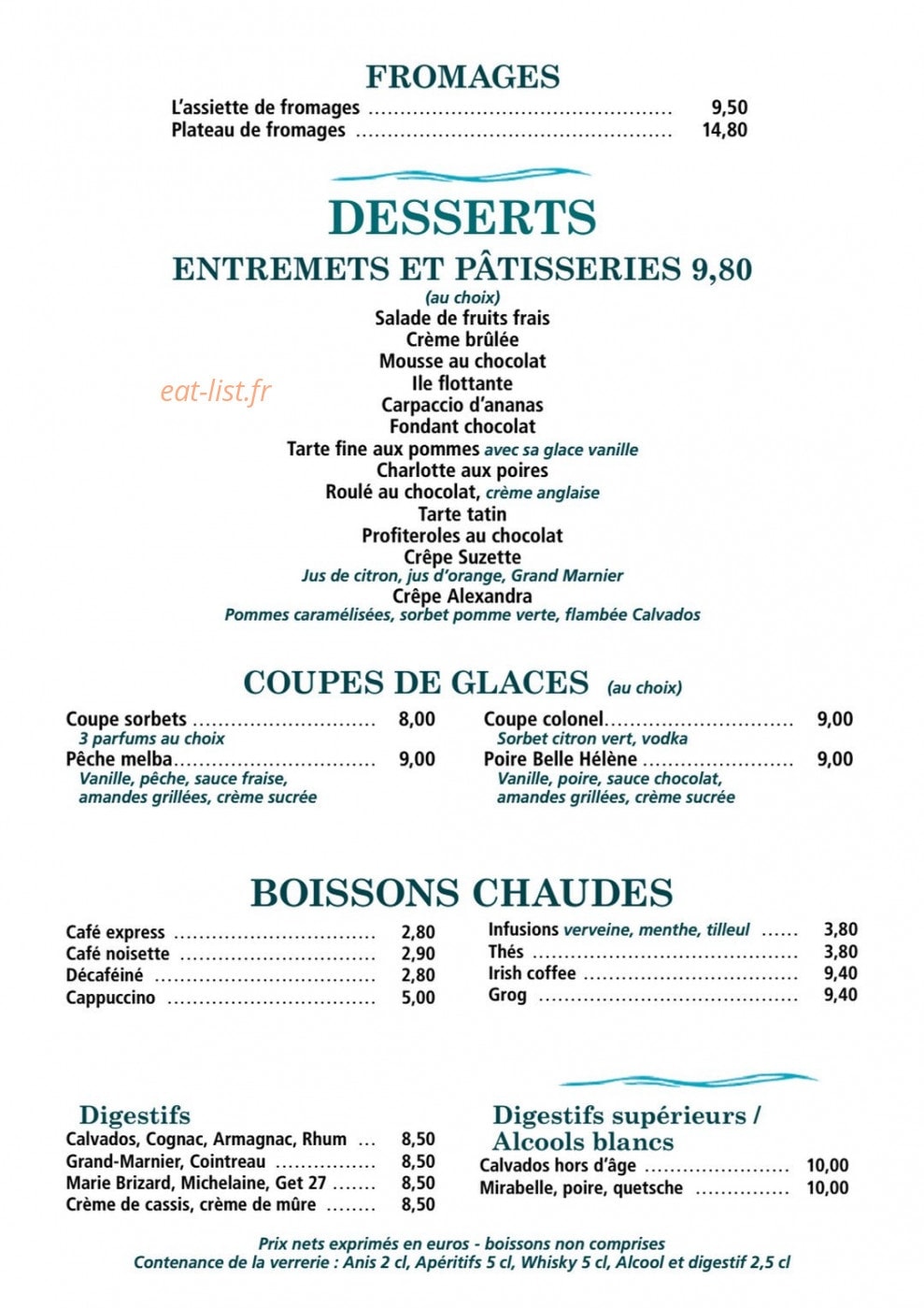 Hôtel Alexandra — carte page 2