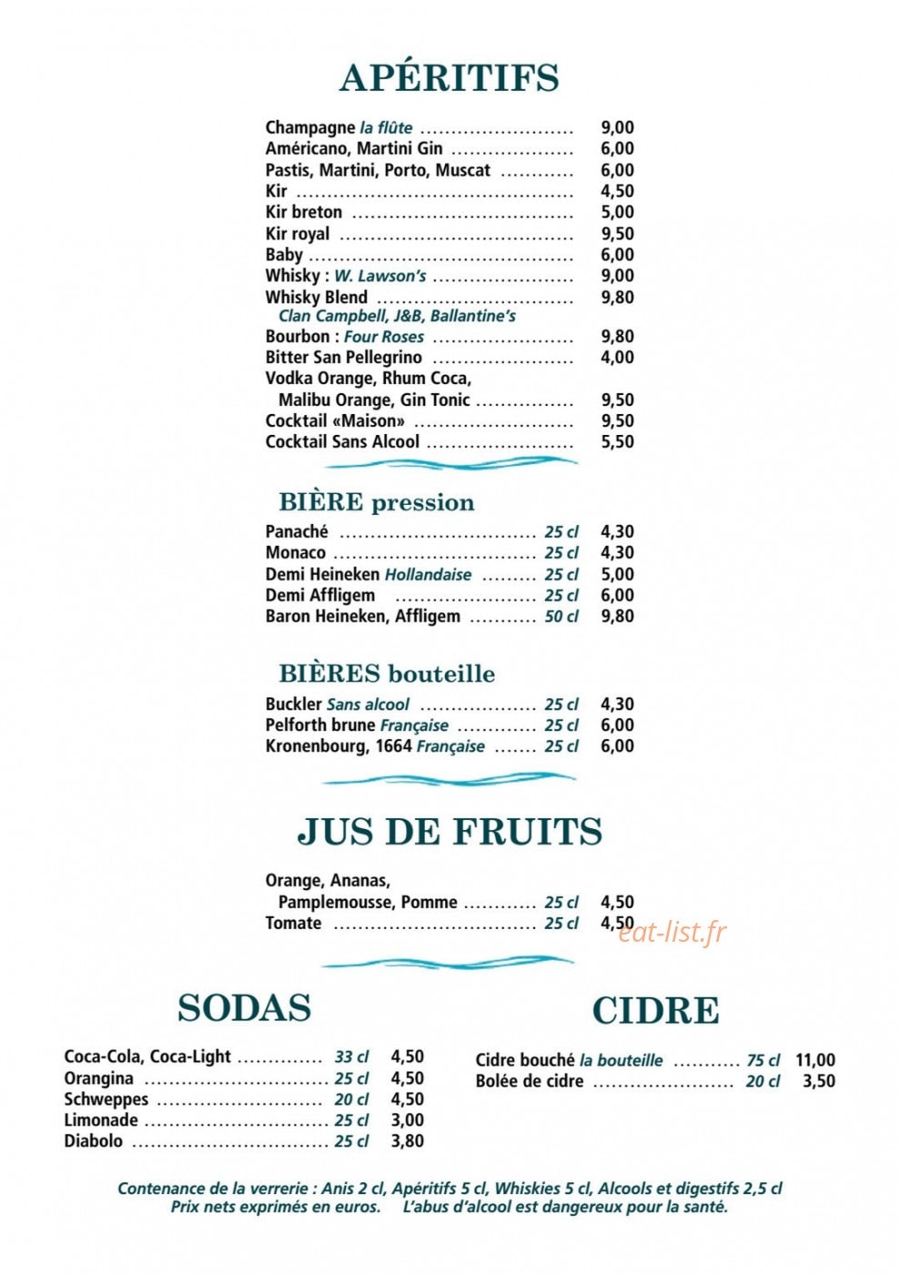 Hôtel Alexandra — carte page 5
