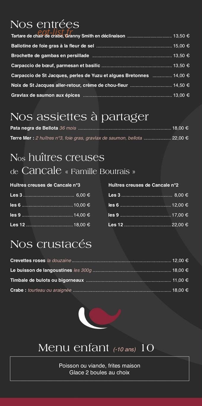 L'Amiral — carte page 2